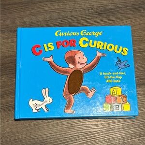 C is for Curious Touch-and-Feel Book - Blue